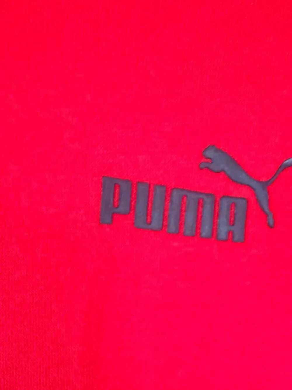 NWT PUMA Kids Size 6 Red Hoodie & Black Jogger 2 Piece Fleece Set $46 Retail